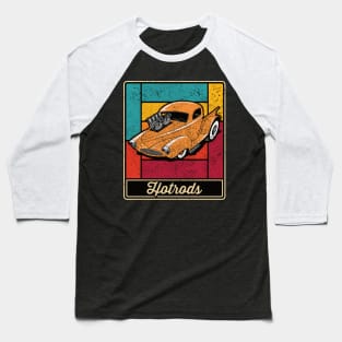 Hotrods Vintage Distressed Colored Classic Truck Baseball T-Shirt